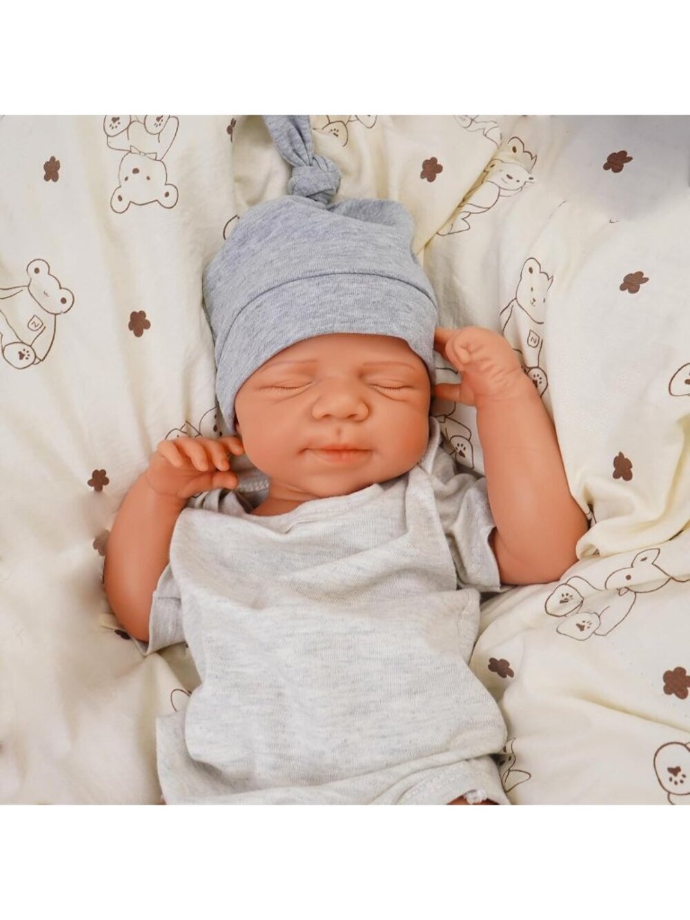 20 Inch Boy Skin&Vessels Realistic Blood Silicone Body Reborn Baby Doll For Kids